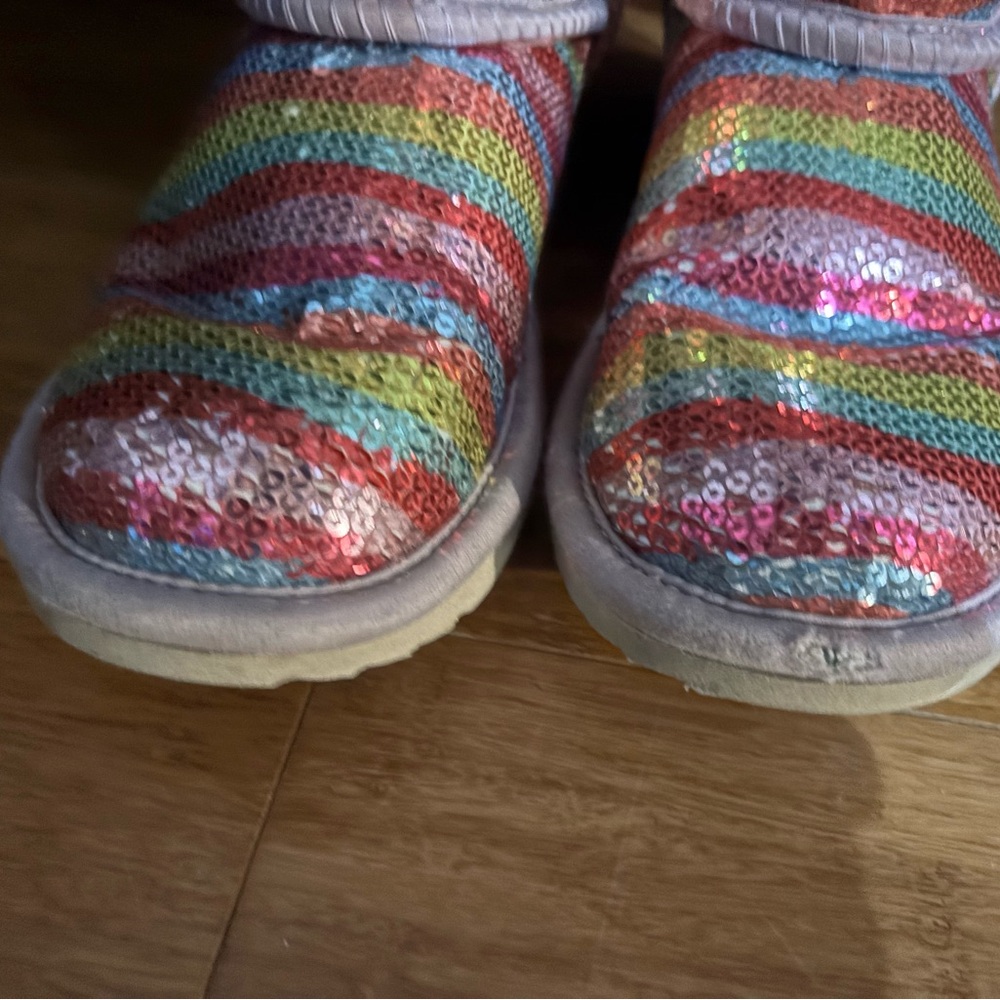UGG Kids Sequin Rainbow Boots